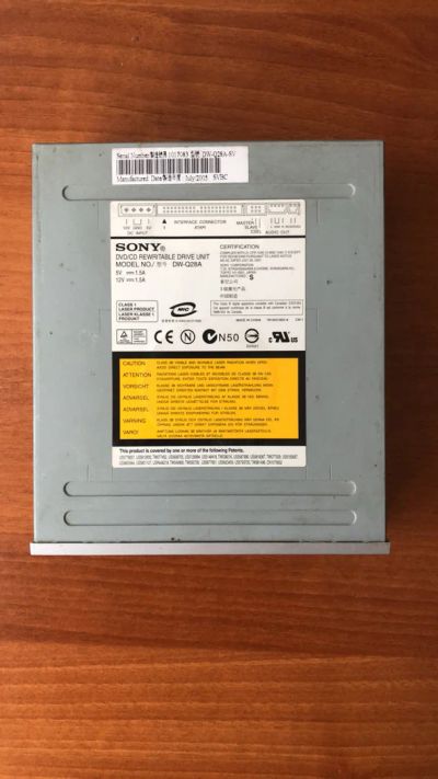 Лот: 11958469. Фото: 1. DVD-RW привод Sony DW-Q28A IDE. Приводы CD, DVD, BR, FDD