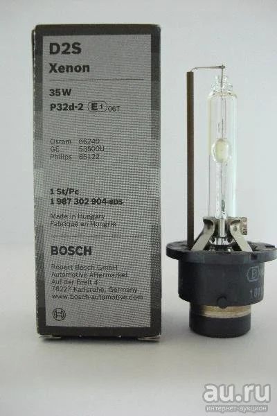 Лот: 18579863. Фото: 1. Лампа d2s (коробка 1шт) 1987302904... Электрооборудование
