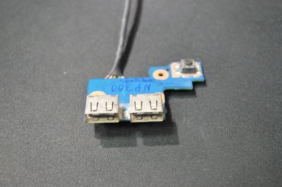 Лот: 11853356. Фото: 1. Плата USB разъемов и кнопка включения... Платы расширения, контроллеры, доп. порты