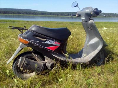 Лот: 6477365. Фото: 1. мопед хонда дио рабочий,тянет. Мотороллеры, мопеды