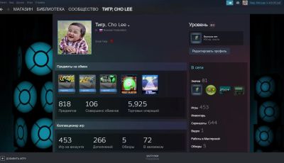 Лот: 16628302. Фото: 1. Steam account; Стим аккаунт; 83... Аккаунты