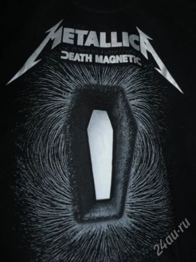 Лот: 1333299. Фото: 1. футболка Metallica - Death Magnetic. Футболки, поло