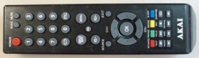Лот: 3643558. Фото: 1. Пульт ДУ AKAI LEA-32A08G, оригинальный. Пульты ДУ