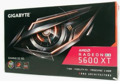 Лот: 18994347. Фото: 1. Radeon RX 5600 XT Gigabyte 6144Mb. Видеокарты