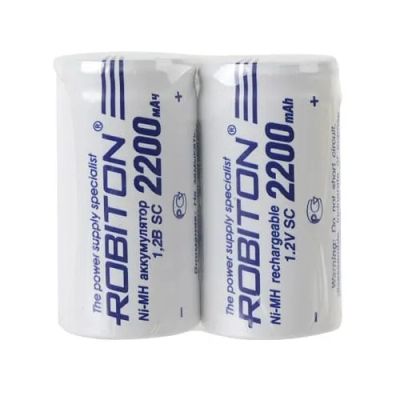 Лот: 22978236. Фото: 1. АКБ Ni-Mh SC 2200mAh Robiton 13795. Зарядные устройства, блоки питания для бытовой техники