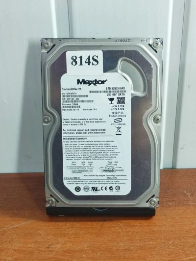 Лот: 22170063. Фото: 1. Жесткий диск SATA-II 3,5 Maxtor... Жёсткие диски (HDD)