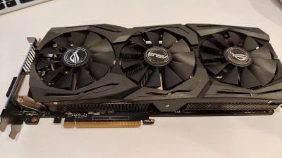 Лот: 20349537. Фото: 1. Видеокарта Asus GeForce GTX 1070... Видеокарты
