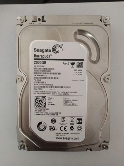 Лот: 17457384. Фото: 1. Жесткий диск Seagate 2Tb HDD 3... Жёсткие диски