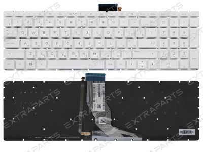 Лот: 18204843. Фото: 1. Клавиатура HP 250 G6 белая с подсветкой. Клавиатуры для ноутбуков