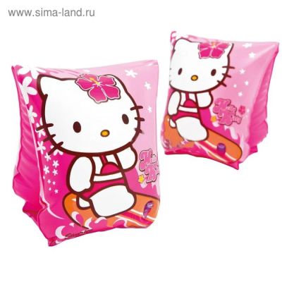 Лот: 7834791. Фото: 1. Нарукавники INTEX "Hello Kitty... Игрушки для купания