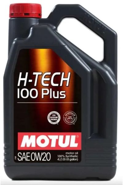 Лот: 22694008. Фото: 1. MOTUL H-TECH 100 PLUS 0W20 4л... Масла, жидкости