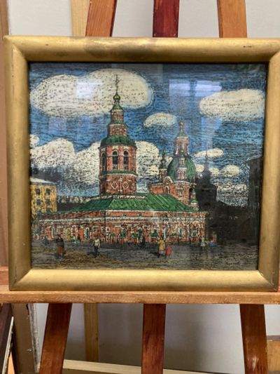 Лот: 19787489. Фото: 1. Картина Покровский собор. Красноярск... Картины, рисунки