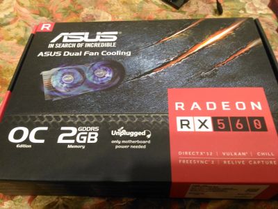 Лот: 15245831. Фото: 1. Видеокарта PCI-E Asus AMD Radeon... Видеокарты