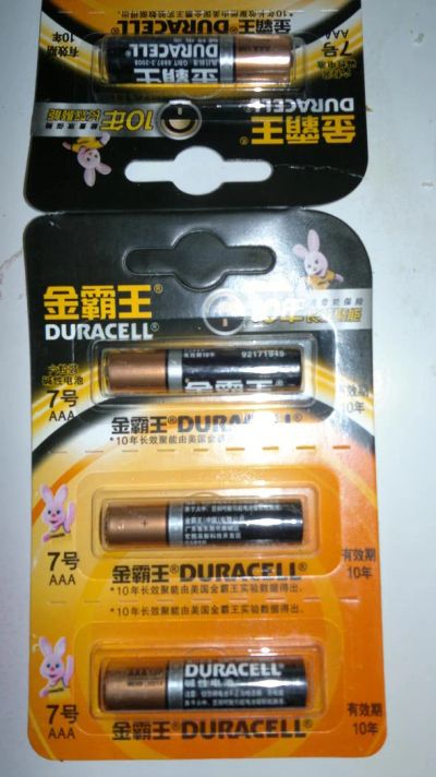 Лот: 9191934. Фото: 1. Батарейка Duracell Basic LR03... Батарейки, аккумуляторы, элементы питания