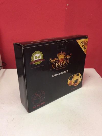 Лот: 12312096. Фото: 1. Уголь для кальяна кокосовый Crown... Аксессуары и запчасти для кальянов