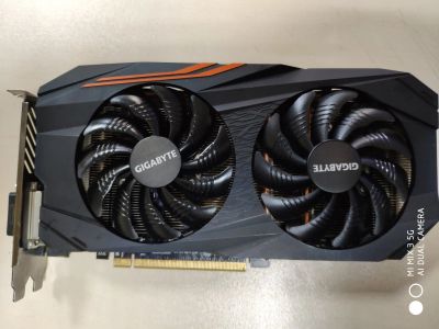 Лот: 16828276. Фото: 1. Видеокарта RX580 8Gb Gigabyte. Видеокарты