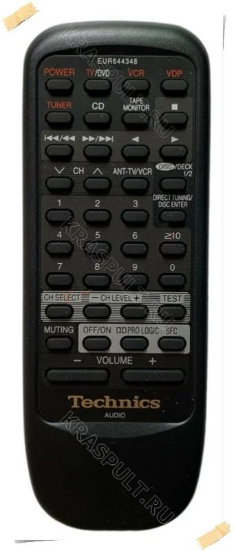 Лот: 16105445. Фото: 1. Пульт TECHNICS EUR644348. Пульты ДУ