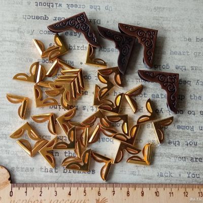Лот: 18088970. Фото: 1. Уголки для блокнотов, паспорта... Работа с кожей