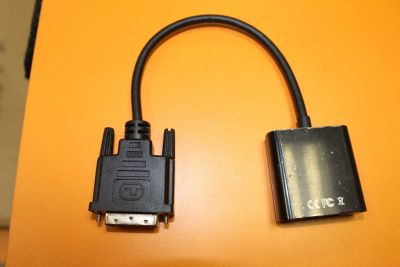 Лот: 9949401. Фото: 1. Переходник VGA-DVI-D без штырьков... Шлейфы, кабели, переходники