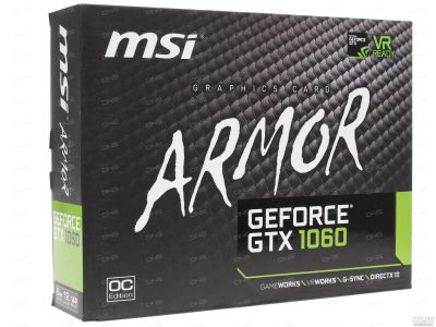 Лот: 17345246. Фото: 1. Видеокарта MSI GeForce GTX 1060... Видеокарты