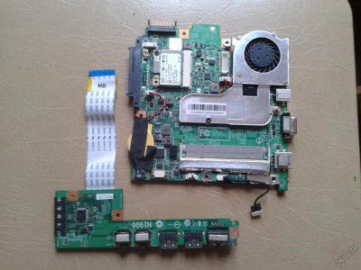 Лот: 5671145. Фото: 1. Материнка netbook msi u160 (n051... Материнские платы