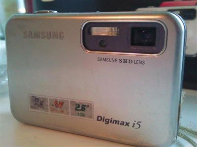 Лот: 1368234. Фото: 1. Цифровая фотокамера Samsung Digimax... Цифровые компактные