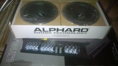 Лот: 7004705. Фото: 1. alphard hannibal x6l новые стояли... Акустика автомобильная