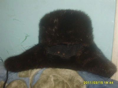 Лот: 834355. Фото: 1. Шапка зимняя норковая. Головные уборы
