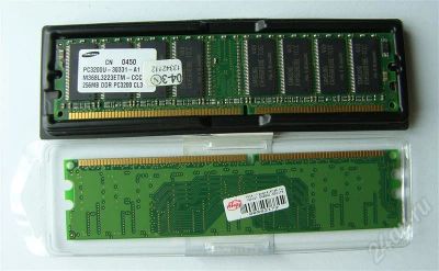 Лот: 369787. Фото: 1. Оперативная память DDR 256 Mb. Оперативная память