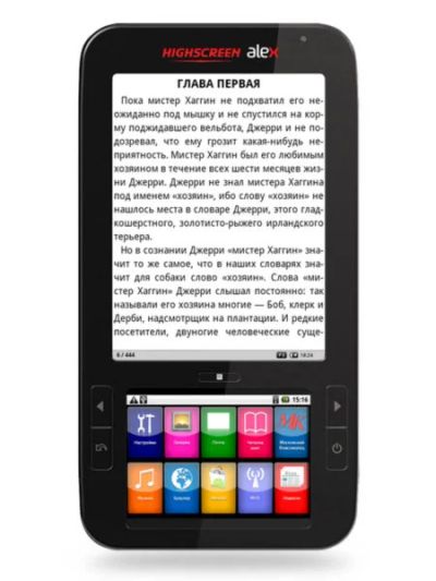 Лот: 3735148. Фото: 1. Электронная книга Highscreen Alex... Электронные книги