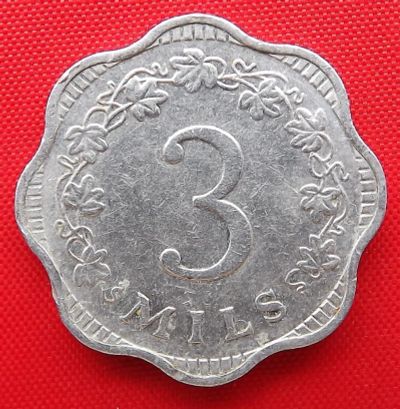 Лот: 3186834. Фото: 1. (№3037/LF) 3 миля 1972 (Мальта... Европа