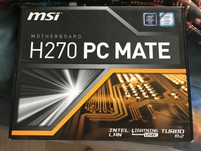 Лот: 9896081. Фото: 1. Материнская плата MSI H270 PC... Материнские платы