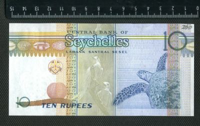 Лот: 10605308. Фото: 1. Сейшелы 10 рупии (люкс). Австралия и Океания