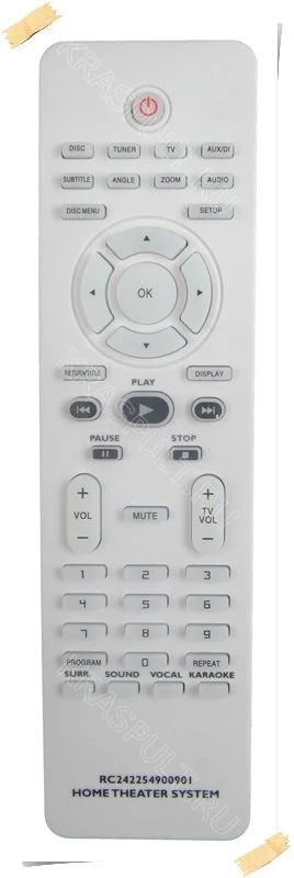 Лот: 15904972. Фото: 1. Пульт PHILIPS 2422 5490 0901. Пульты ДУ
