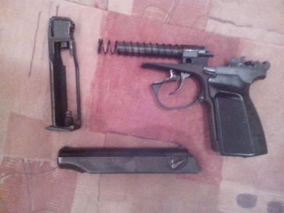 Лот: 3145287. Фото: 1. Пневматический пистолет MP654-K... Пневматическое оружие