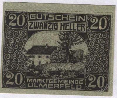 Лот: 1414815. Фото: 1. Австрия. Нотгельд. 20 геллер 1920г... Германия и Австрия