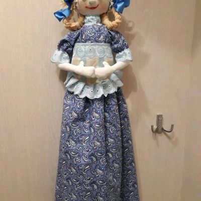 Лот: 12596023. Фото: 1. Кукла-пакетница1. Авторские куклы, игрушки, поделки