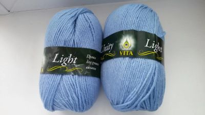 Лот: 7788676. Фото: 1. Light, германия 48% шерсти, 52... Ткани, нитки, пряжа