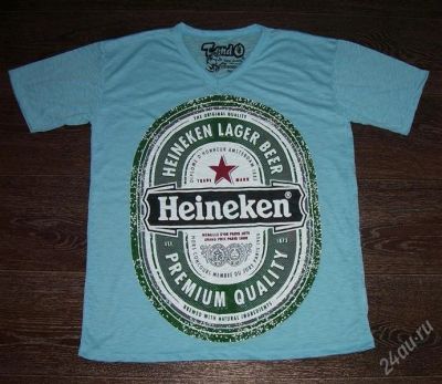 Лот: 1586081. Фото: 1. Футболка Heineken, пр-ль Тайланд... Футболки, поло