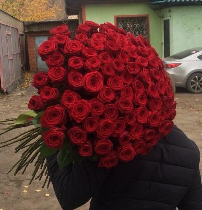 Лот: 12491086. Фото: 1. Роза Эквадор 40 см / Чем больше... Свежие цветы