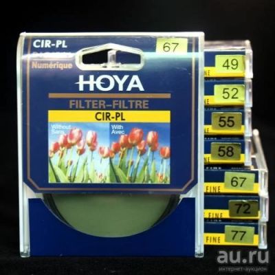 Лот: 11029147. Фото: 1. Поляризационный фильтр Hoya CIR... Светофильтры