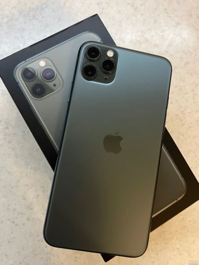 Лот: 18243971. Фото: 1. iPhone 11 pro max green 256gb. Смартфоны