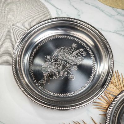 Лот: 24119382. Фото: 1. Поднос нержавеющая сталь, 39.5... Предметы сервировки