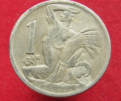 Лот: 14804722. Фото: 1. Чехословакия 1 крона, 1924г. Остальные страны