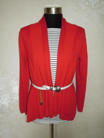 Лот: 7553231. Фото: 1. новый красный кардиган/кофта Zara... Свитеры, толстовки, худи