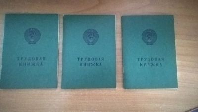 Лот: 12495786. Фото: 1. Трудовая книжка AT-VI (АТ-6). Записные книжки, ежедневники, блокноты