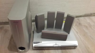 Лот: 4802471. Фото: 1. DVD плеер Pioneer (цвет сильвер... Активные акустические системы