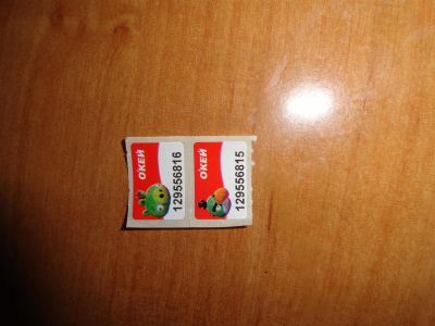 Лот: 3082725. Фото: 1. наклейки окей Angry birds 2 шт. Разное