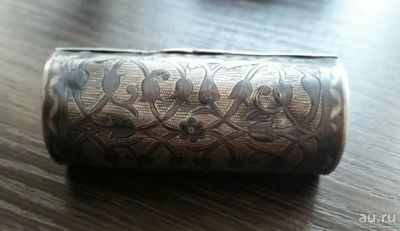 Лот: 10375601. Фото: 1. серебряная жирница для хранения... Оружие