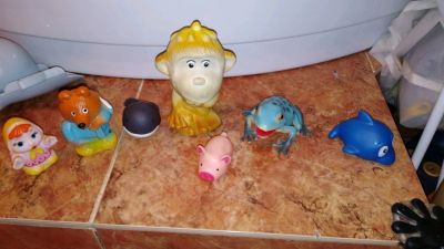 Лот: 12313157. Фото: 1. Игрушки для ванной резиновые. Развивающие